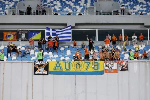 Οι ΑΠΟΕΛίστες στο Dinamo Arena (φώτος)