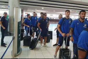 Στο αεροδρόμιο η αποστολή του ΑΠΟΕΛ (Φώτος)