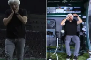 Το άγχος του Γιοβάνοβιτς και η ανακούφιση με το σφύριγμα της λήξης (βίντεο)