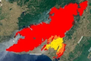 Στον Έβρο η μεγαλύτερη πυρκαγιά της Ευρώπης που έχει καταγραφεί τα τελευταία χρόνια
