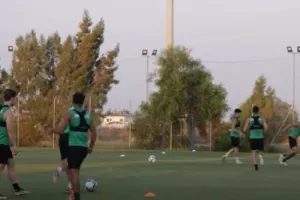 "Πράσινα" πλάνα από την προπόνηση