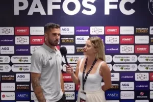 Μάριος Δημητρίου και Diogo Dall'Igna μετά την Δόξα 