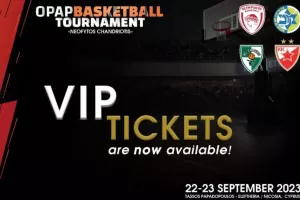 Ανάρπαστα και φέτος τα VIP εισιτήρια για το τουρνουά ΟΠΑΠ «Νεόφυτος Χανδριώτης»