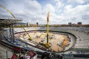 Εικόνες και βίντεο από τις εργασίες στο σπίτι της Μπαρτσελόνα