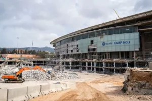 Εικόνες και βίντεο από τις εργασίες στο σπίτι της Μπαρτσελόνα