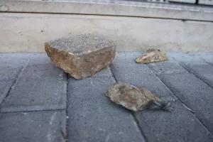 Πολλές ζημιές έξω από το γήπεδο της ΑΕΚ (φώτος)
