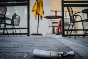 Πολλές ζημιές έξω από το γήπεδο της ΑΕΚ (φώτος)