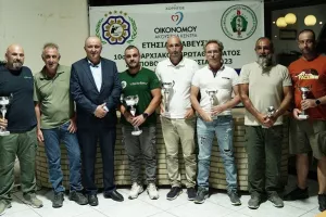 Βραβεύτηκαν οι πρωταθλητές του 10ου Επαρχιακού  Πρωταθλήματος Σκοποβολής Λευκωσίας 2023