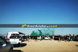 ΦΩΤΟΣ Kerkida/Αρκετός κόσμος στο "Ηλίας Πούλλος" για το Ομόνοια-Ομόνοια29Μ (Κ19)