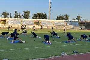 To Kerkida.net στο ΓΣΖ για την προπόνηση της Εθνικής (φώτος)