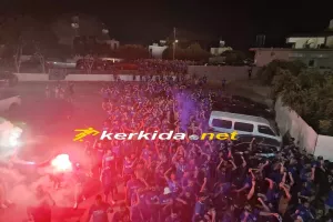 Τρέλα Μαχητών έξω από την Ανατολική! (φώτος)