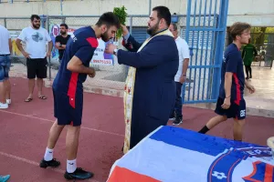Πραγματοποιήθηκε ο αγιασμός για την Γεροσκήπου FC (φώτος)