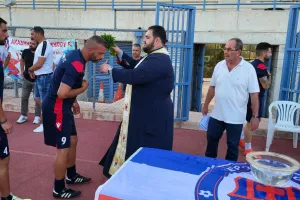 Πραγματοποιήθηκε ο αγιασμός για την Γεροσκήπου FC (φώτος)