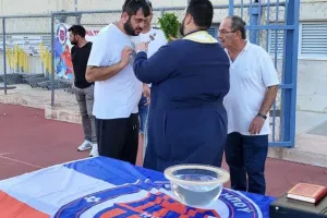 Πραγματοποιήθηκε ο αγιασμός για την Γεροσκήπου FC (φώτος)