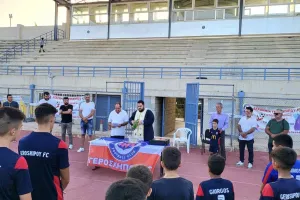 Πραγματοποιήθηκε ο αγιασμός για την Γεροσκήπου FC (φώτος)