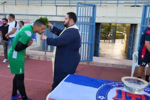 Πραγματοποιήθηκε ο αγιασμός για την Γεροσκήπου FC (φώτος)