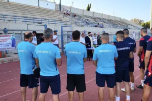 Πραγματοποιήθηκε ο αγιασμός για την Γεροσκήπου FC (φώτος)