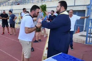 Πραγματοποιήθηκε ο αγιασμός για την Γεροσκήπου FC (φώτος)