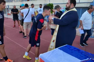 Πραγματοποιήθηκε ο αγιασμός για την Γεροσκήπου FC (φώτος)