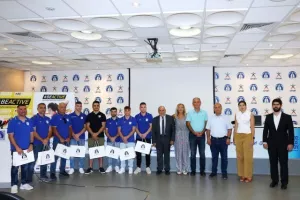 Η ηγεσία του ΚΟΑ τίμησε την Εθνική Ομάδα Ενόργανης Γυμναστικής (φώτος)