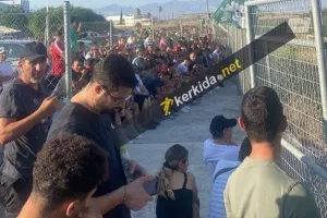 ΦΩΤΟΣ Kerkida/Αρκετός κόσμος στο "Ηλίας Πούλλος" για το Ομόνοια-Ομόνοια29Μ (Κ19)