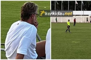 (ΦΩΤΟΣ Kerkida) Ο Γιάνσον είδε Αλιούμ, Τίτο και Χρίστου με ΜΕΑΠ