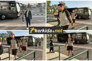 (ΦΩΤΟΣ Kerkida.net) Άφιξη... ΑΕΚ