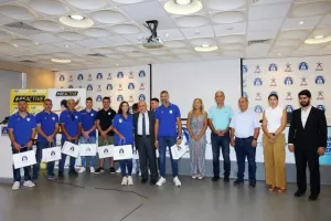 Η ηγεσία του ΚΟΑ τίμησε την Εθνική Ομάδα Ενόργανης Γυμναστικής (φώτος)
