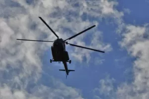 Έπεσε ελικόπτερο με δύο επιβαίνοντες στη Βόρεια Εύβοια