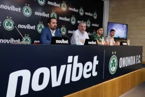 Παρουσίασε το νέο της χορηγό η Ομόνοια: "Συμφωνία με Novibet για τουλάχιστον τρία χρόνια"