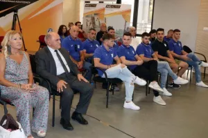 Η ηγεσία του ΚΟΑ τίμησε την Εθνική Ομάδα Ενόργανης Γυμναστικής (φώτος)