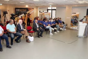 Η ηγεσία του ΚΟΑ τίμησε την Εθνική Ομάδα Ενόργανης Γυμναστικής (φώτος)