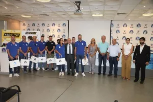Η ηγεσία του ΚΟΑ τίμησε την Εθνική Ομάδα Ενόργανης Γυμναστικής (φώτος)