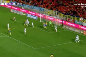 Το 1-0 του ΑΠΟΕΛ με Πέτροβιτς (βίντεο)