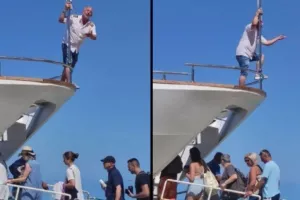 Viral ο καπετάνιος στη Λευκάδα που υποδέχεται τους επιβάτες με Βασίλη Καρρά (βίντεο)