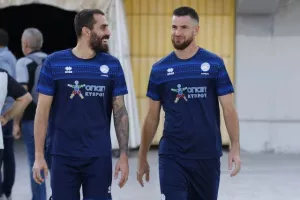 To Kerkida.net στο ΓΣΖ για την προπόνηση της Εθνικής (φώτος)