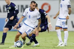 Κύπρος-Σκωτία: Χάσαμε από το μισάωρο... (φώτος)