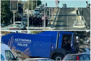 Ισχυρή αστυνομική δύναμη (Φώτος)