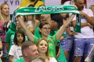 (Φωτορεπορτάζ) Ολυμπιακός Πειραιώς - Ζάλγκιρις