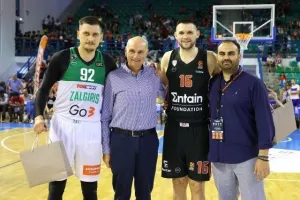 (Φωτορεπορτάζ) Ολυμπιακός Πειραιώς - Ζάλγκιρις