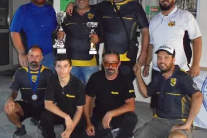 Νικητής του αγώνα μετά από μπαράζ ο Γιάννος Ιωάννου της ΣΚΟΕΠΑ