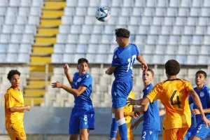 Τα στιγμιότυπα του αγώνα της Εθνικής Παίδων με την Ολλανδία