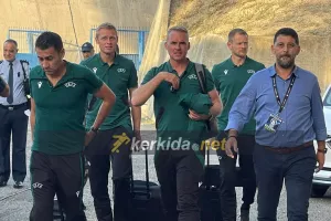 (ΦΩΤΟΡΕΠΟΡΤΑΖ) Άφιξη Putros Sandi στο "Στ. Κυριακίδης"