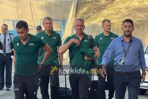 (ΦΩΤΟΡΕΠΟΡΤΑΖ) Άφιξη Putros Sandi στο "Στ. Κυριακίδης"