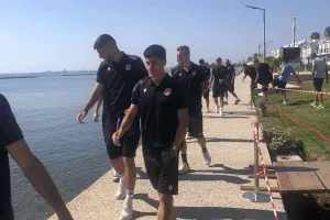 Περίπατος...πριν το ματς