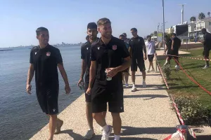 Περίπατος...πριν το ματς