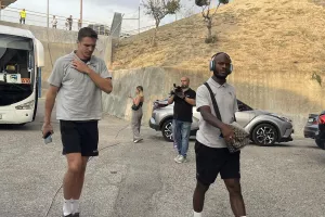 (ΦΩΤΟΣ Kerkida) Άφιξη αποστολής με Μπρούνο