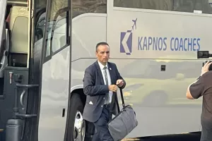 (ΦΩΤΟΣ Kerkida) Άφιξη... ΑΕΚ
