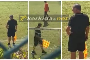Μαλέκος, σε ρόλο βοηθού διαιτητή! (βίντεο)