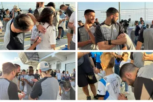 Χαμόγελα, φωτογραφίες, αυτόγραφα και αποθέωση (φώτος)